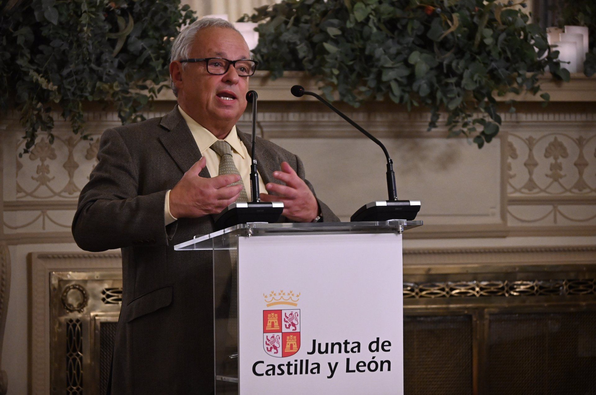 El consejero de Cultura, Gonzalo Santonja, en una fotorafía de archivo. JCYL - Archivo.