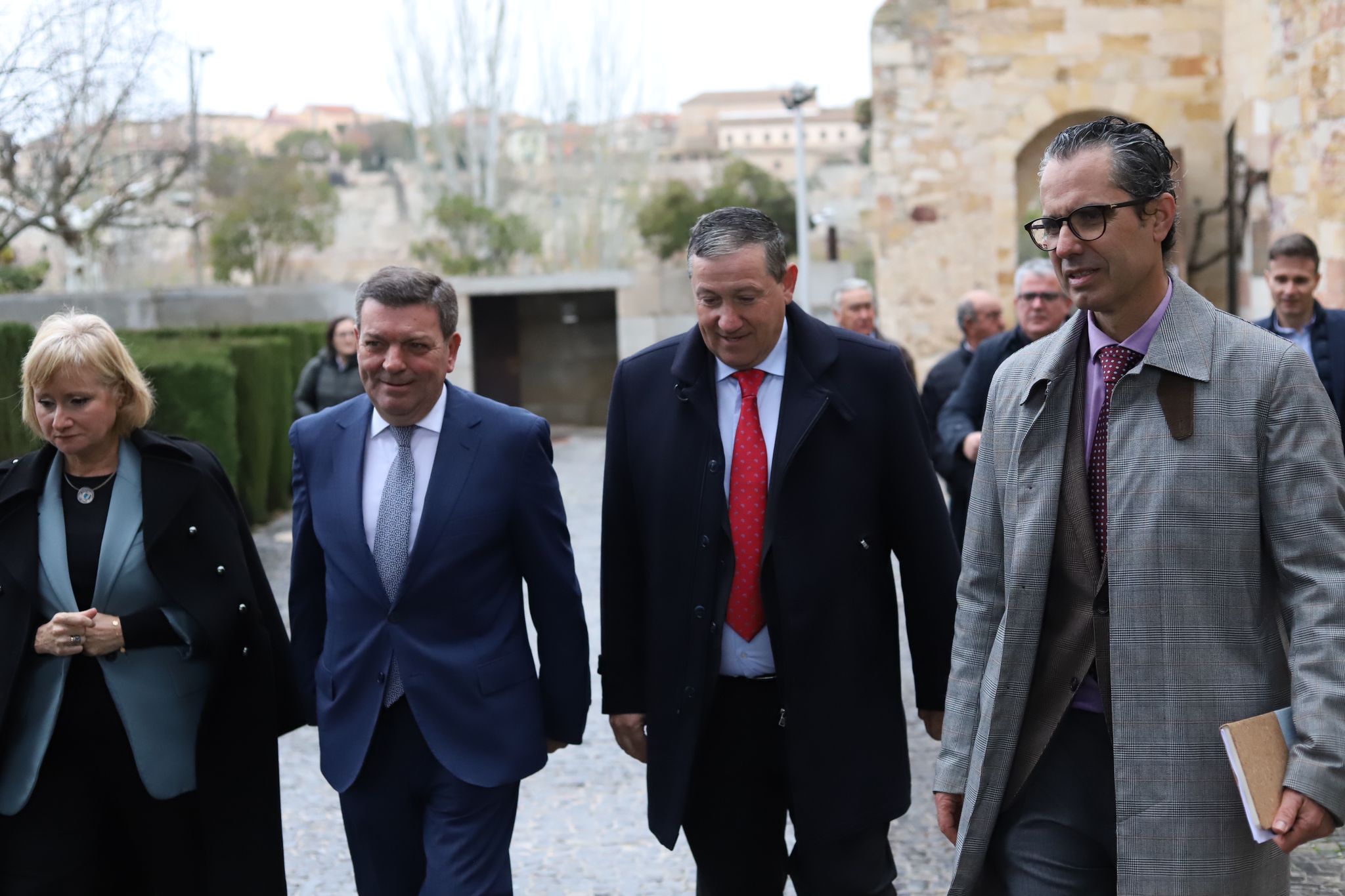 El consejero de Presidencia en su visita a Zamora