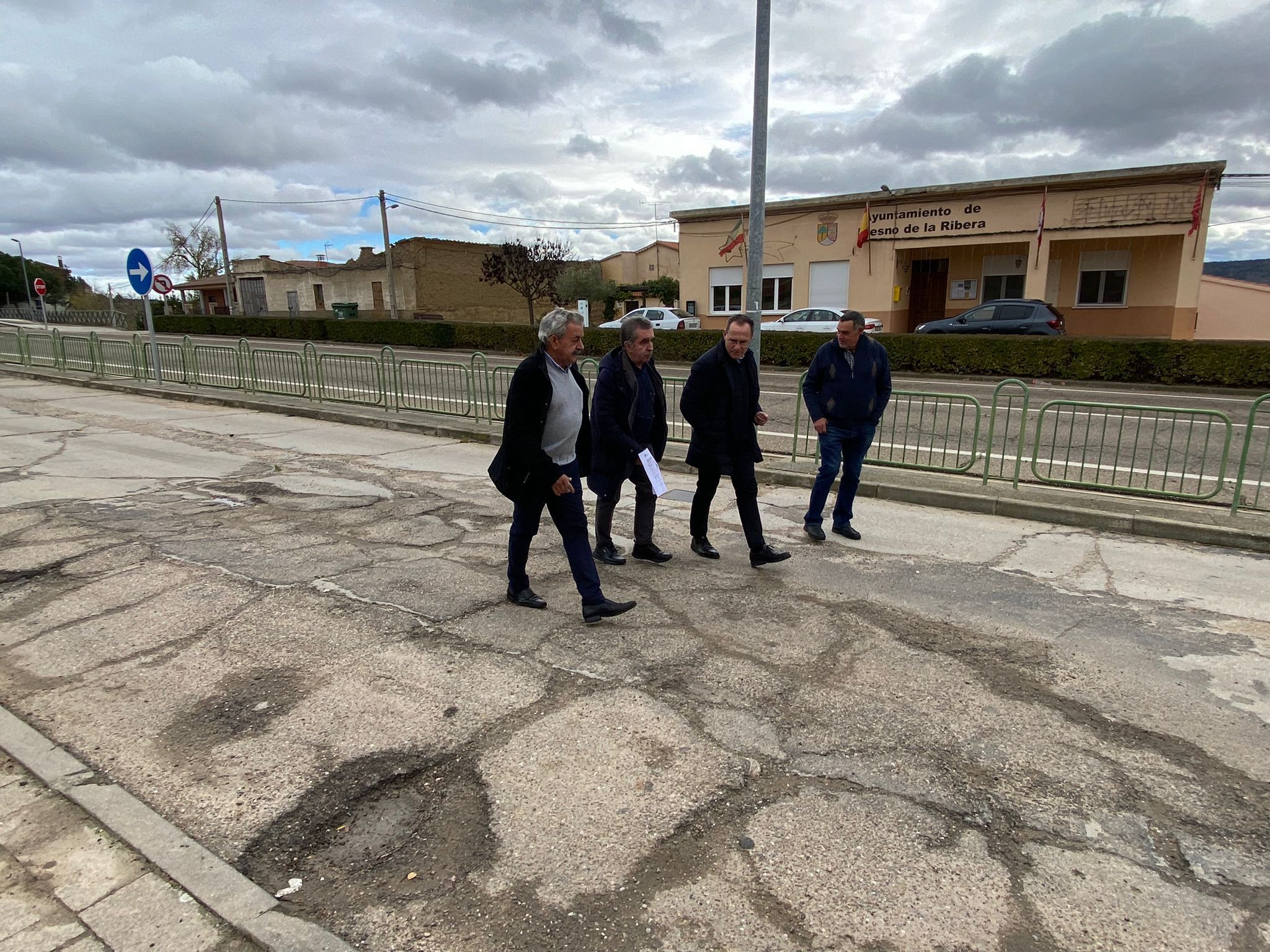 El arreglo de la travesía de la N 122, prioridad en Fresno de la Ribera