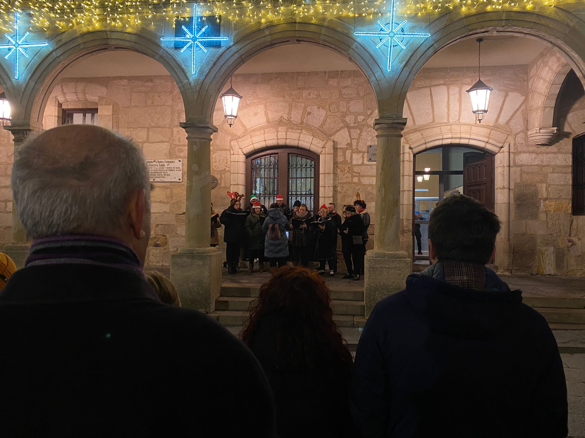 Villancicos navideños en la Plaza Mayor