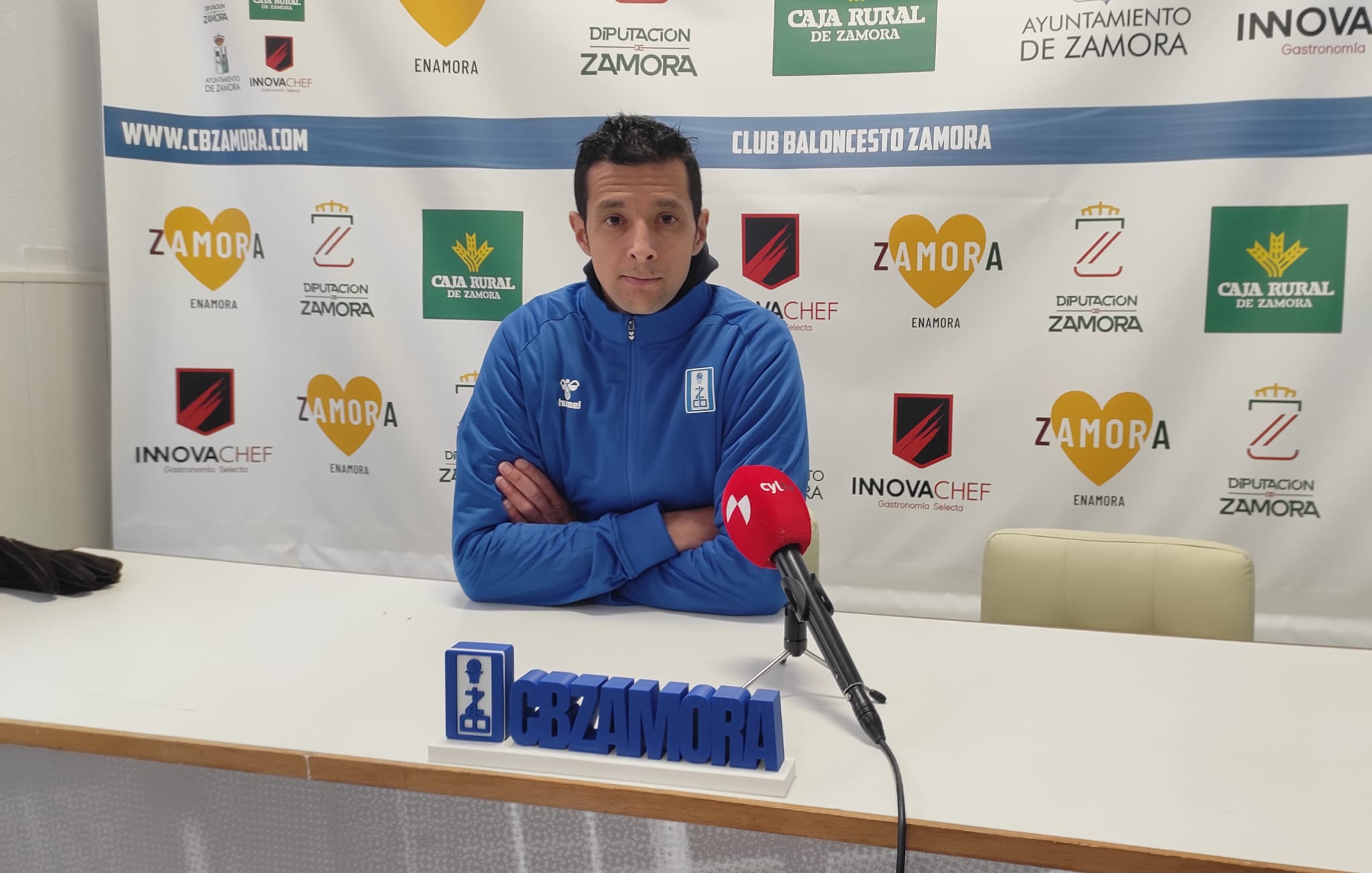 Saulo Hernández, entrenador del CB Zamora.