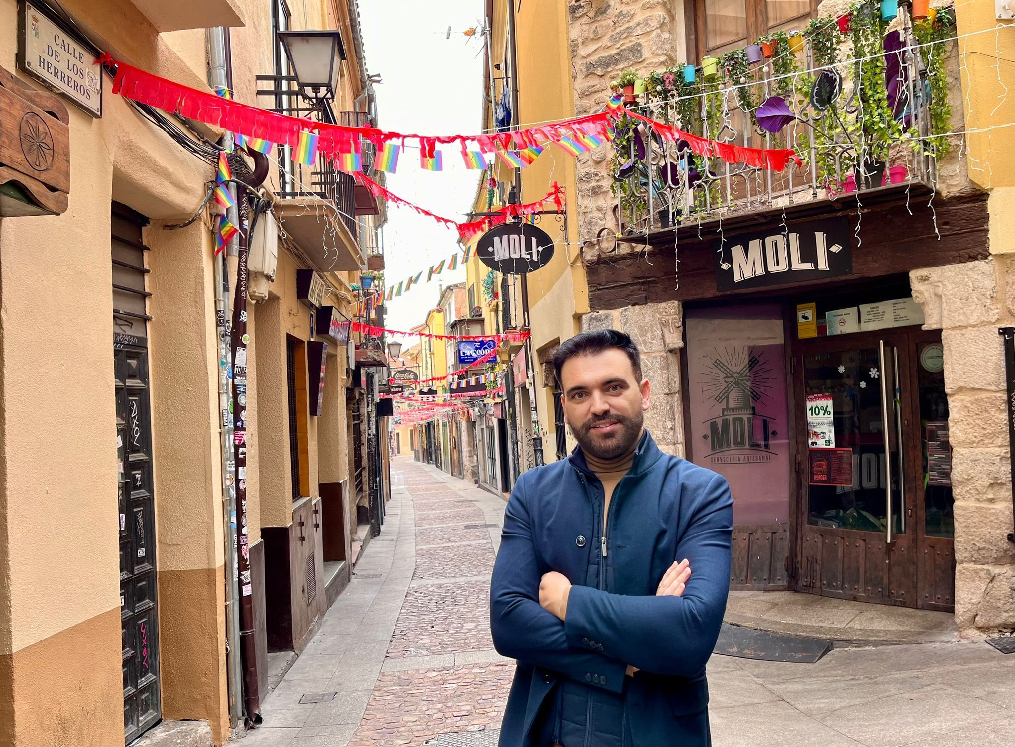 Rafael Lorenzo, presidente de la Asociación de Hosteleros de la calle de los Herreros de Zamora