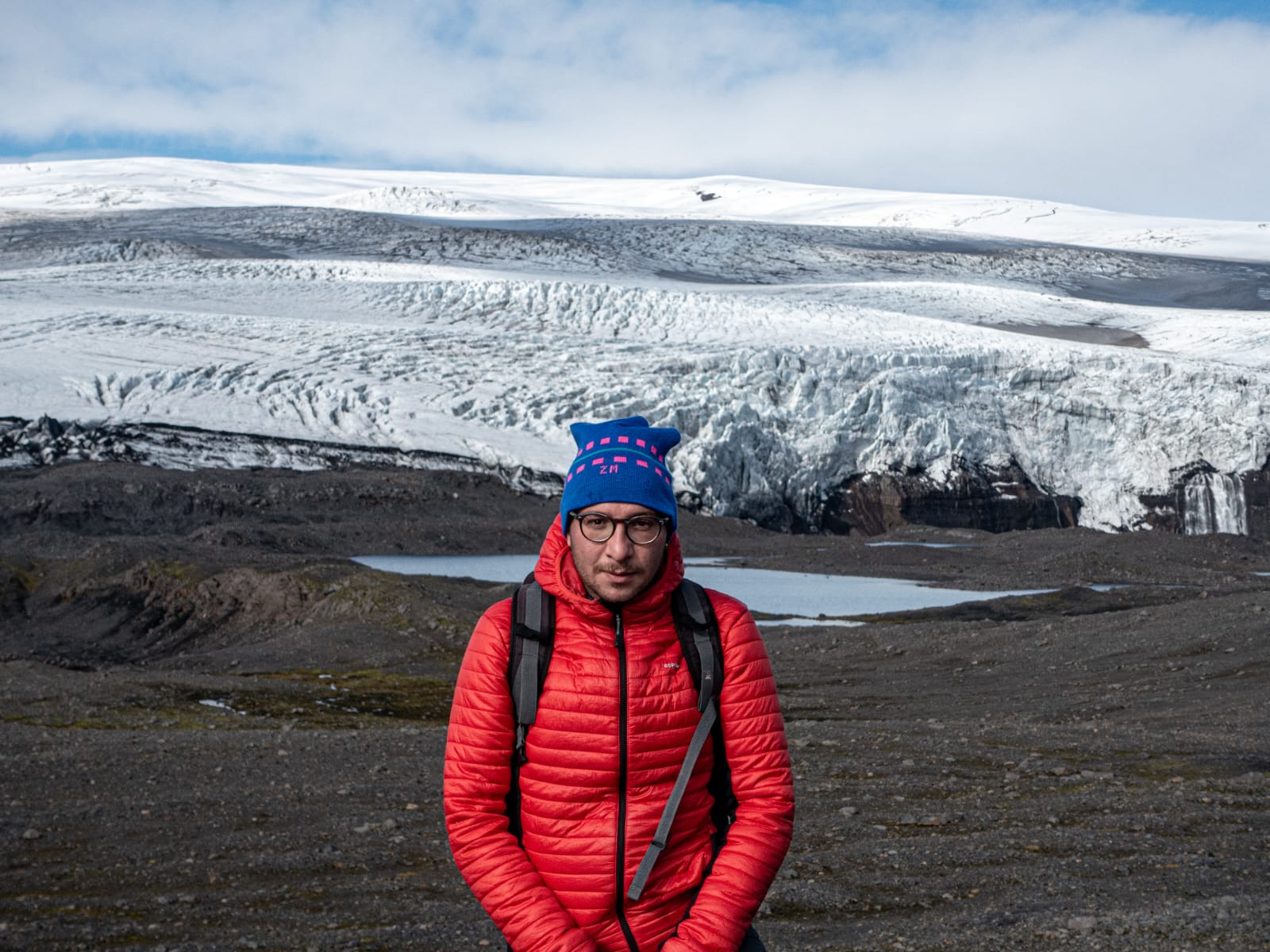 Manuel Iglesias, geólogo zamorano: “En la provincia todavía hay muchas cosas por estudiar e historias muy interesantes que contar”. Glaciar de Huldujökull, Islandia.