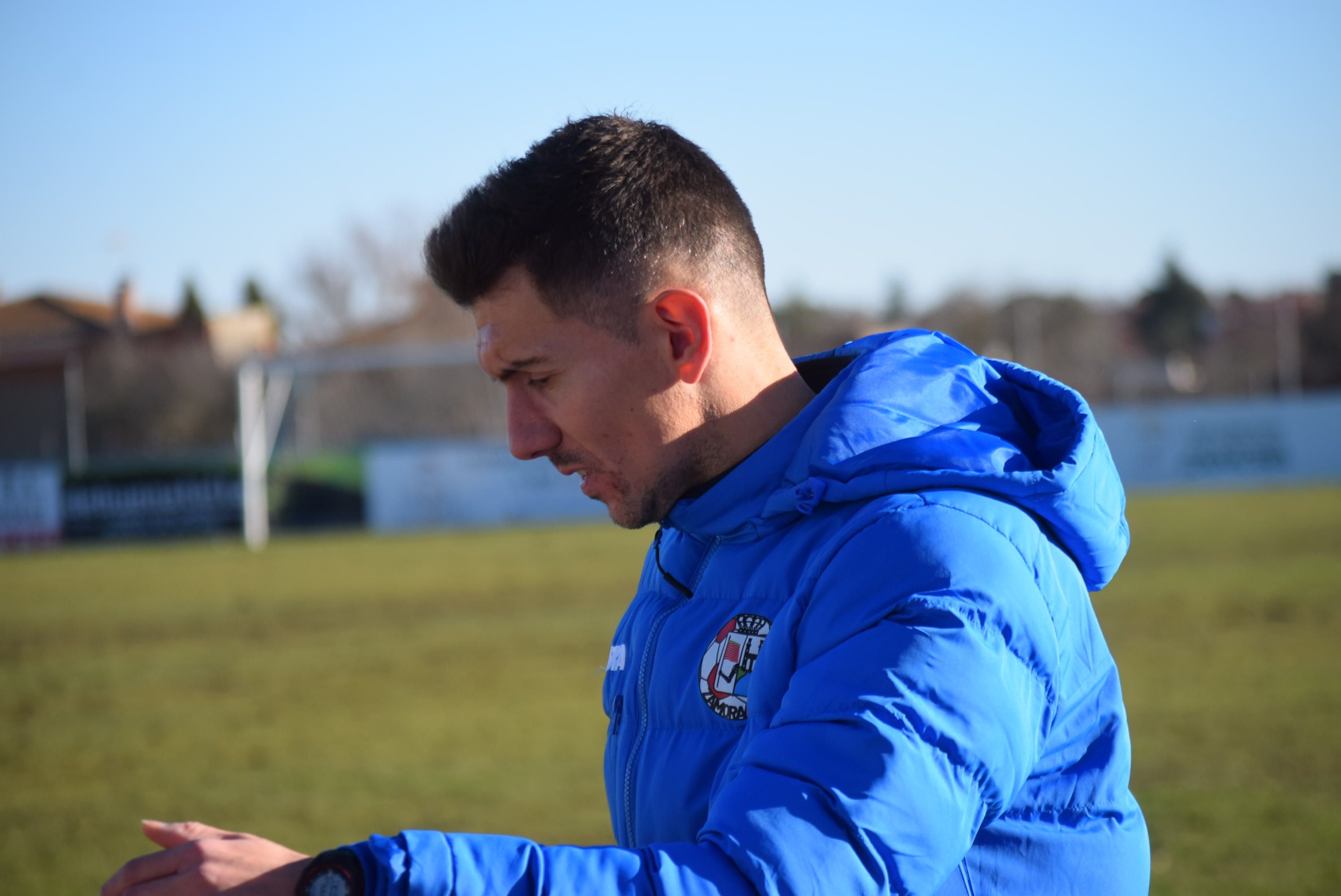 Kike Ramos, entrenador del Zamora CF 'B'.