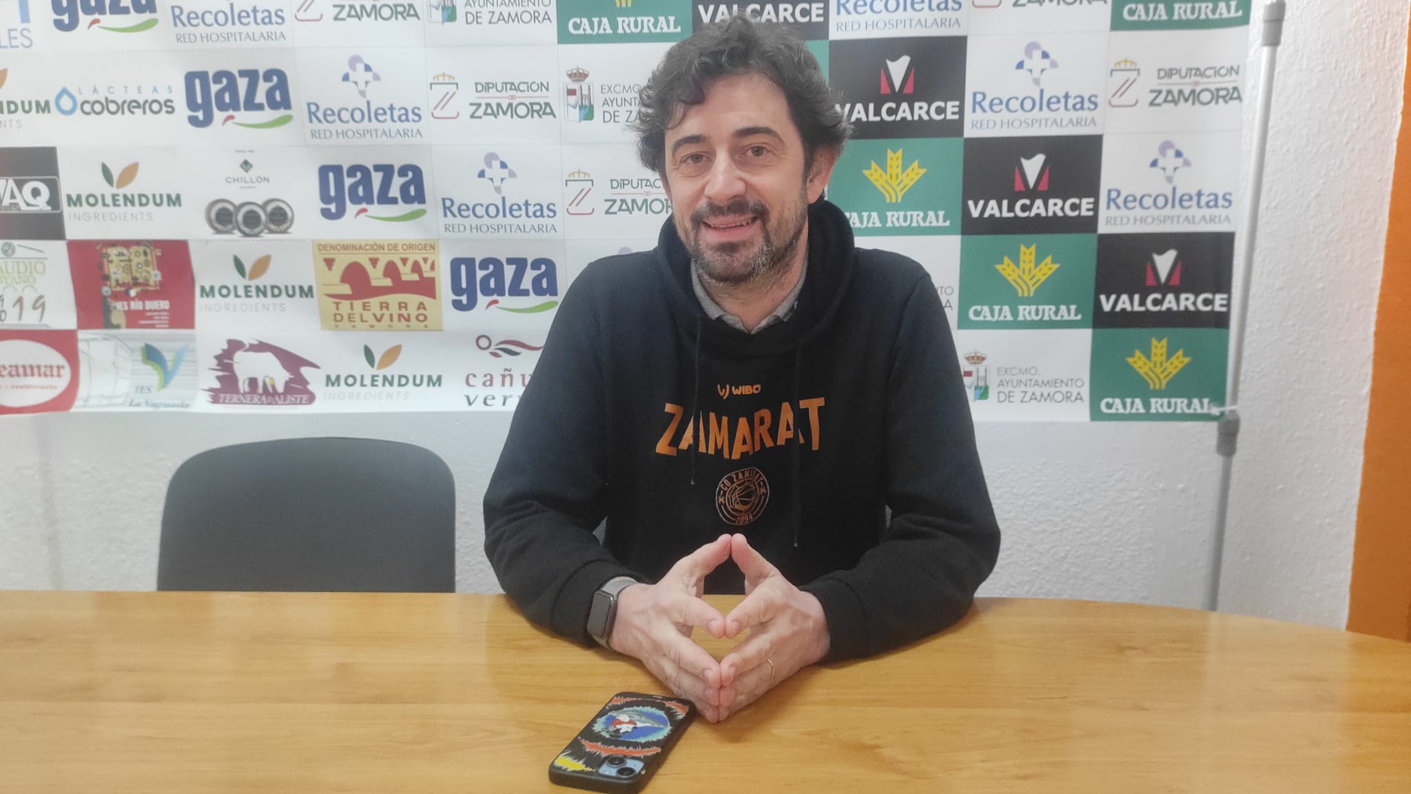 Ricardo Vasconcelos, entrenador del Zamarat.