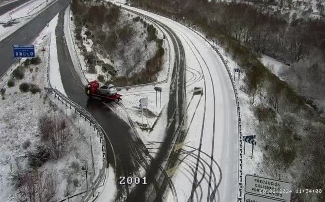 La nieve regresa a Zamora