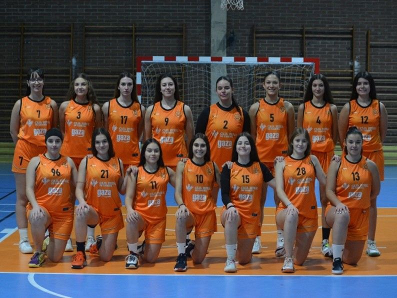 Cadete femenino del CD Zamarat.