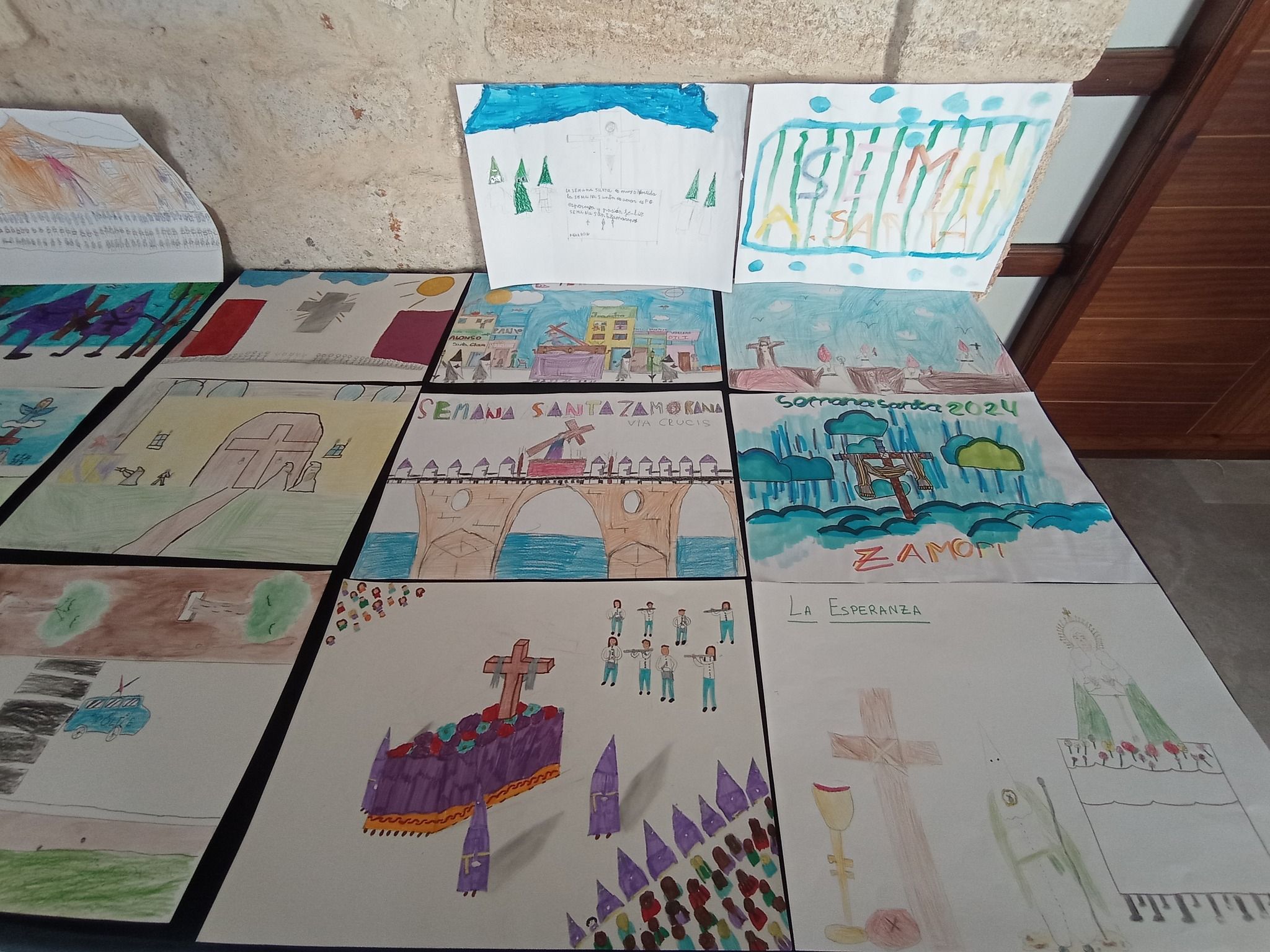 Exposición VI Concurso de Dibujo Infantil, Luz Penitente