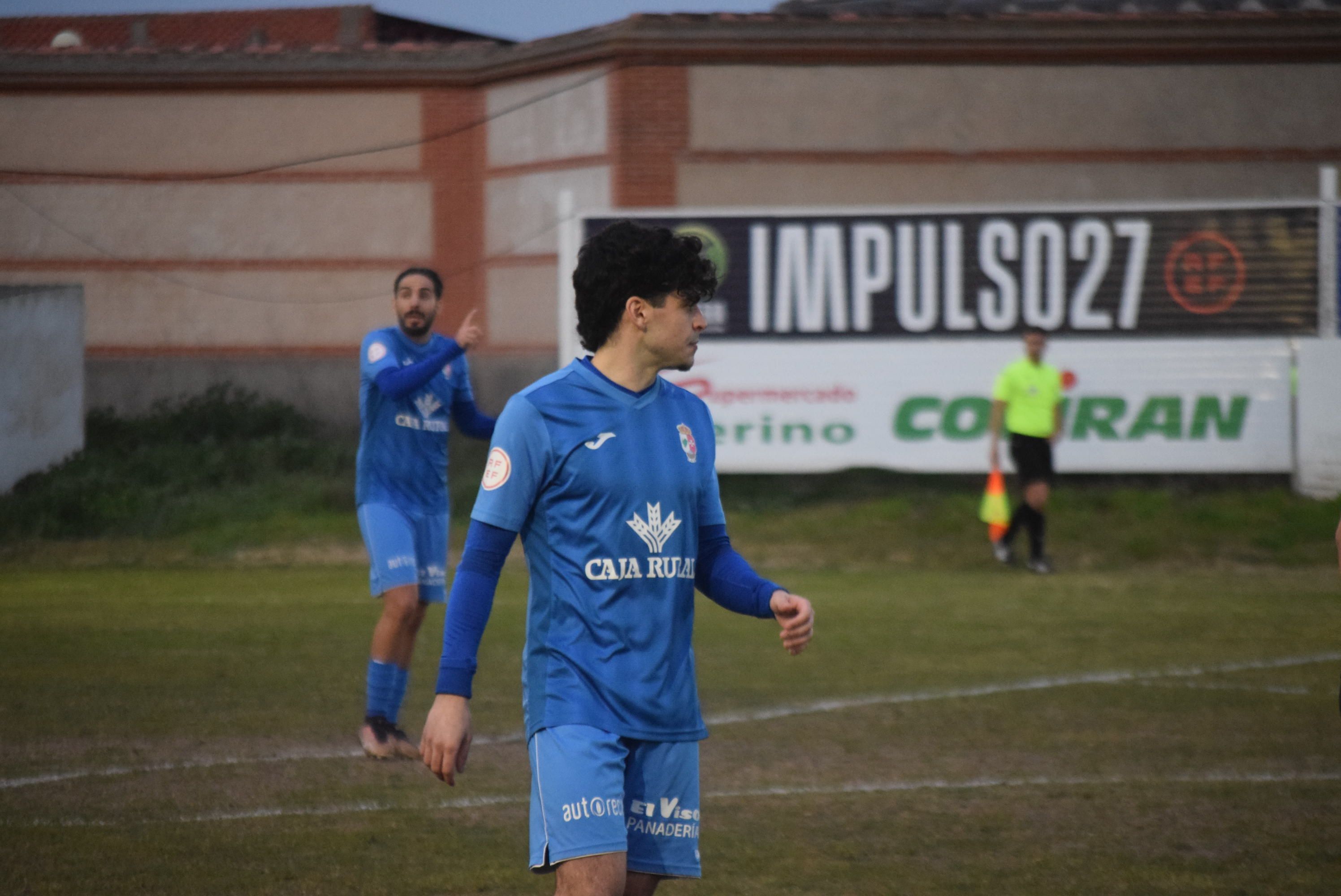 Luismi en el CD Villaralbo - Laguna. Archivo.