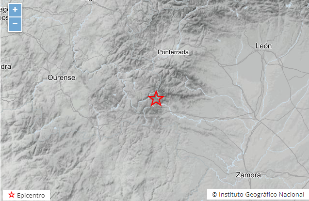 Instituto Geográfico Nacional - Epicentro seísmo.