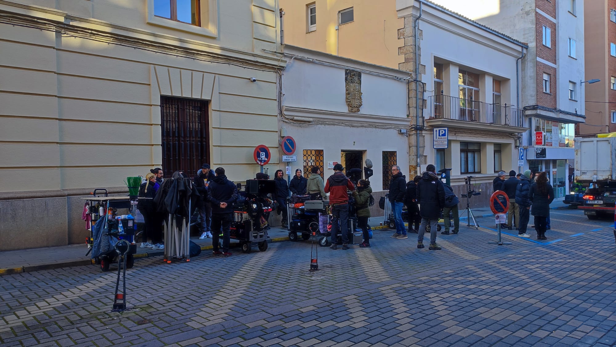 Zamora se convierte en plató de cine con la nueva película de Icíar Bollaín