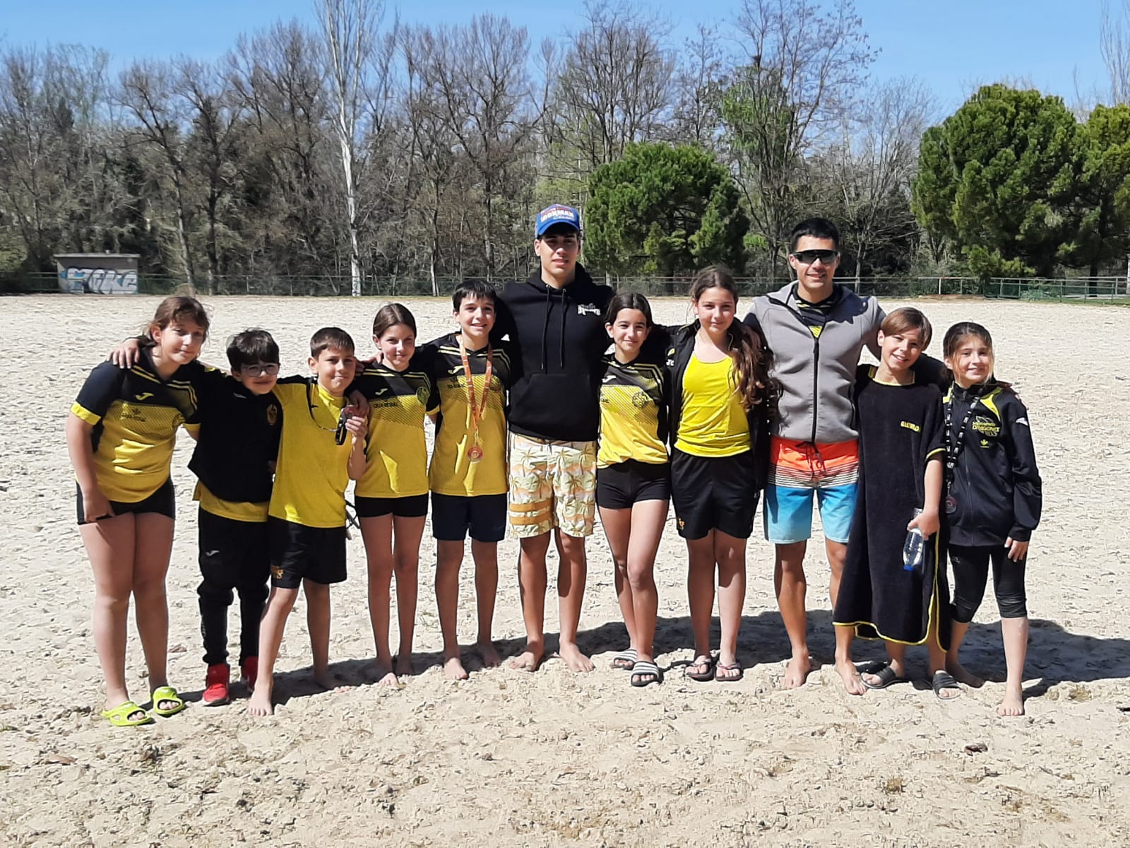 El Club Dragones Caja Rural se trae de Valladolid cinco metales.