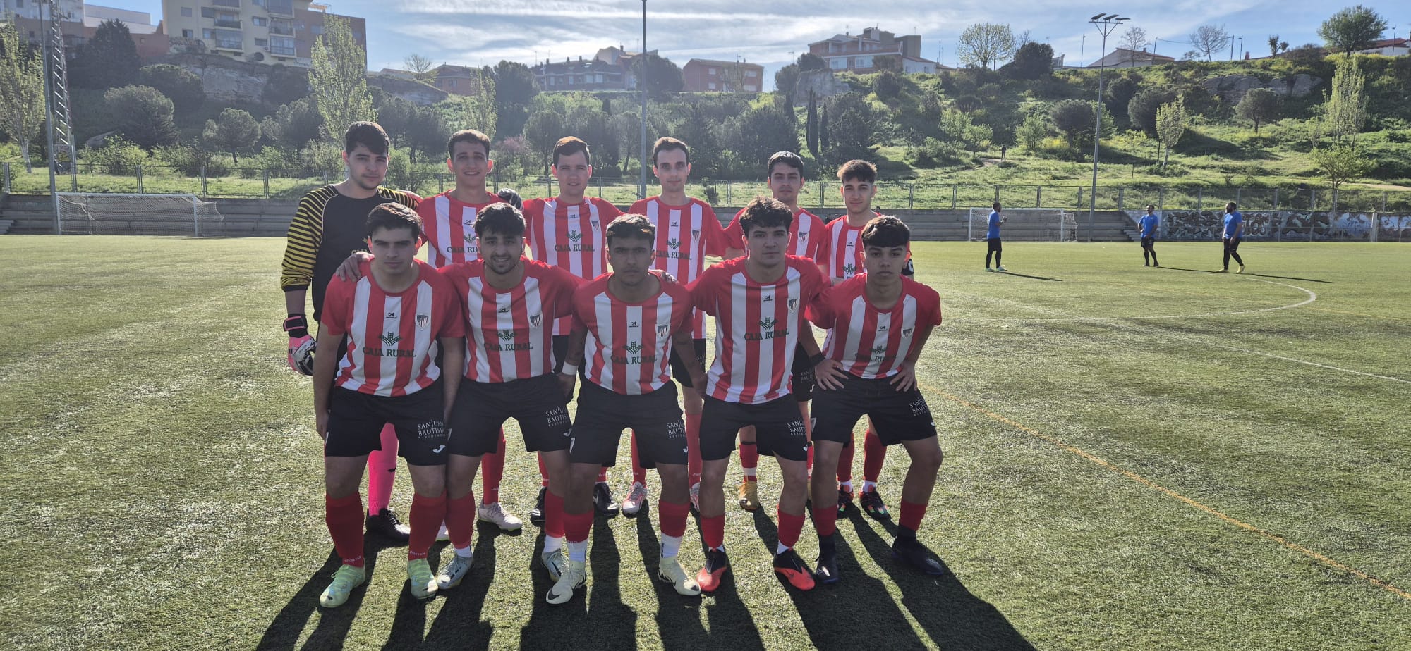 Once inicial del Atlético Zamora en un partido la pasada temporada. Archivo