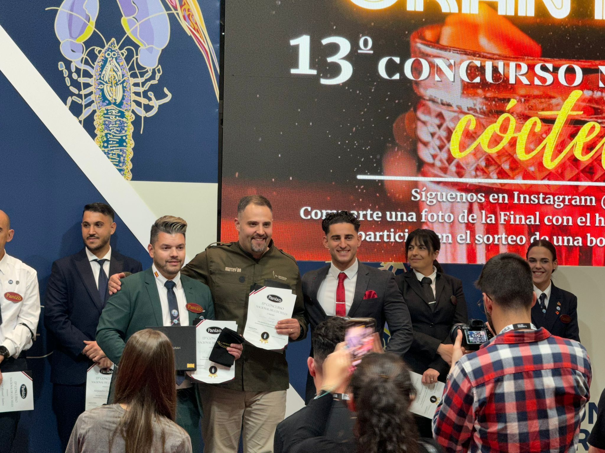 Jonathan Méndez, segundo clasificado en el Concurso Nacional de Cócteles