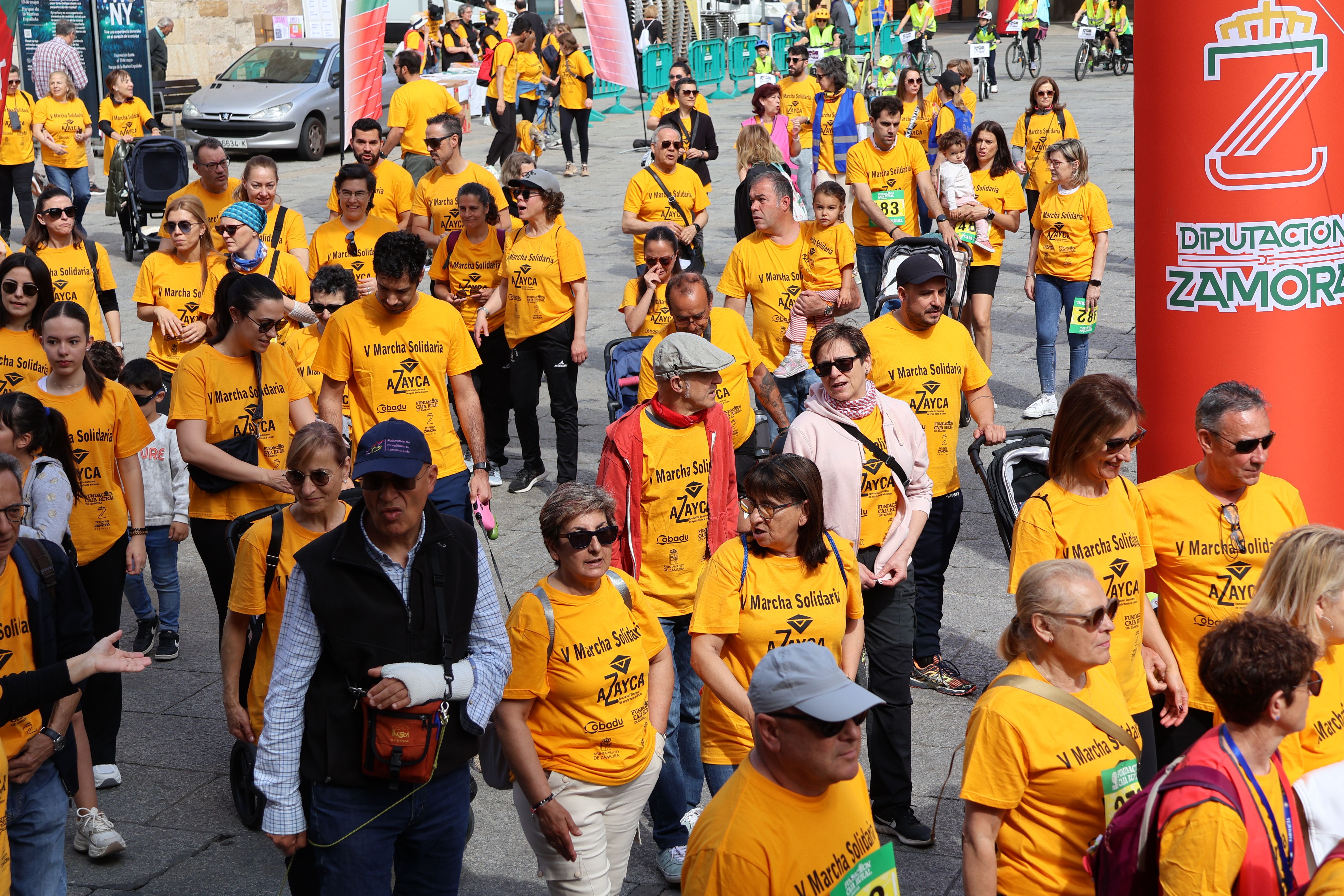 Una Marcha Solidaria de Azayca. Archivo