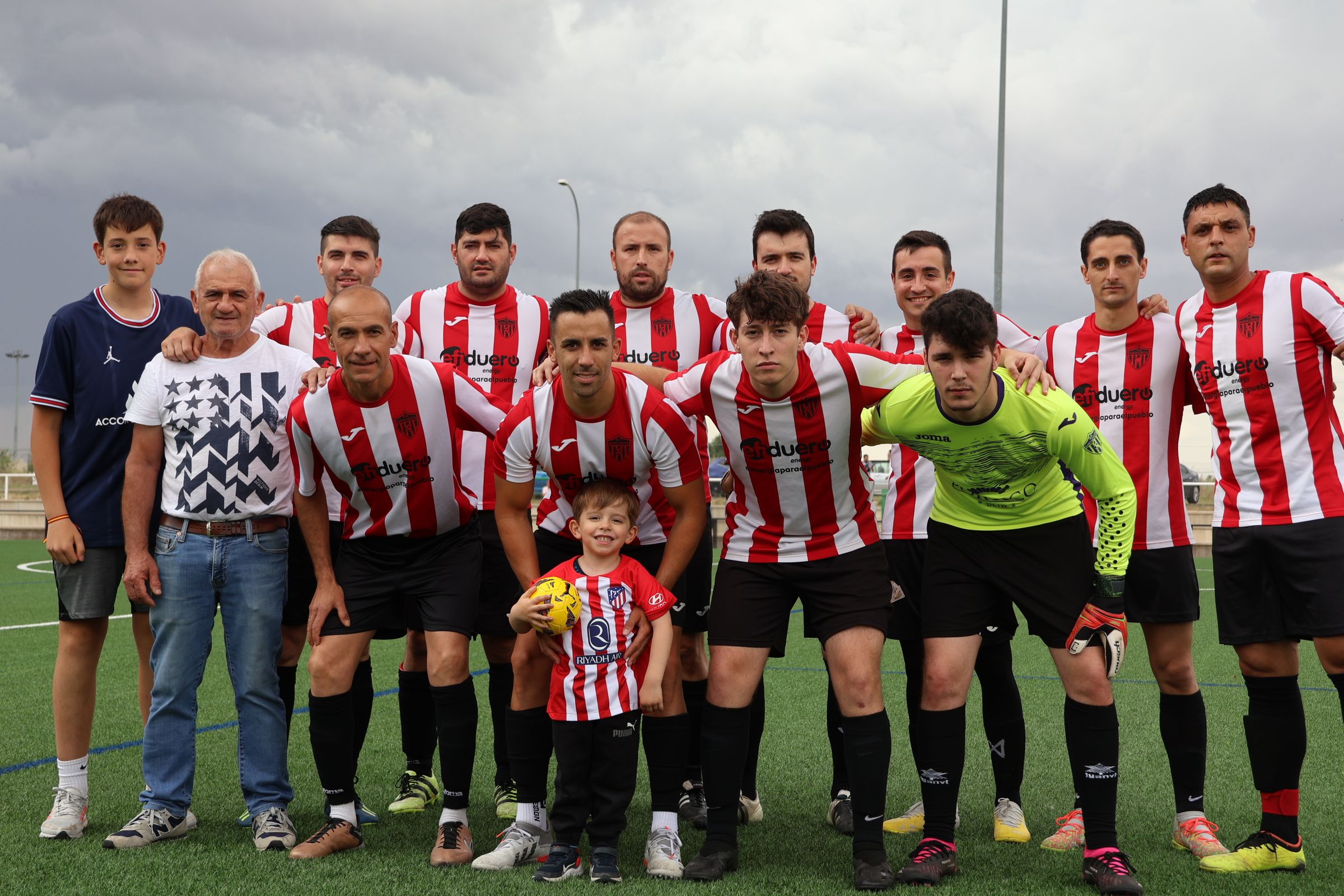 Foto del último partido de la temporada del CD Santa Croya.