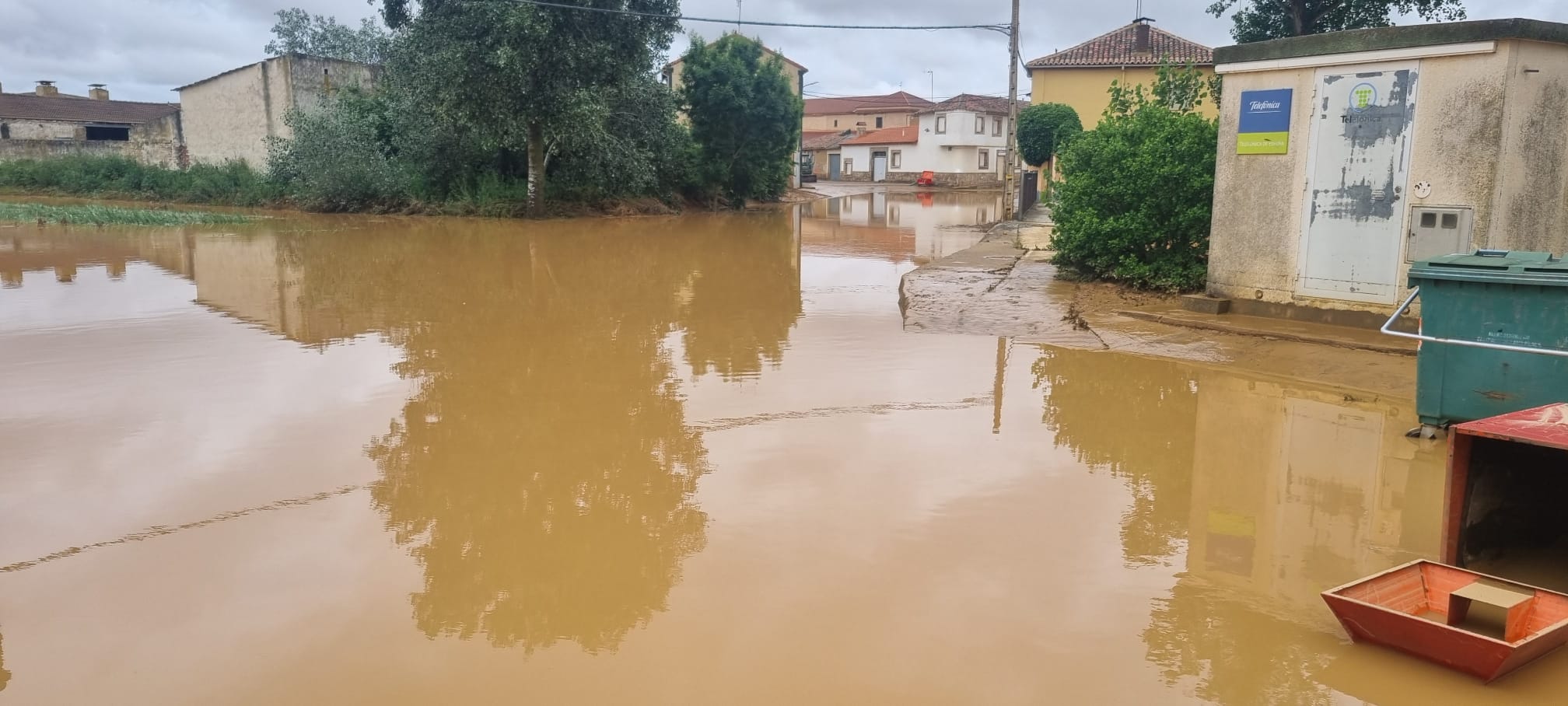 Inundación en Cerecinos.