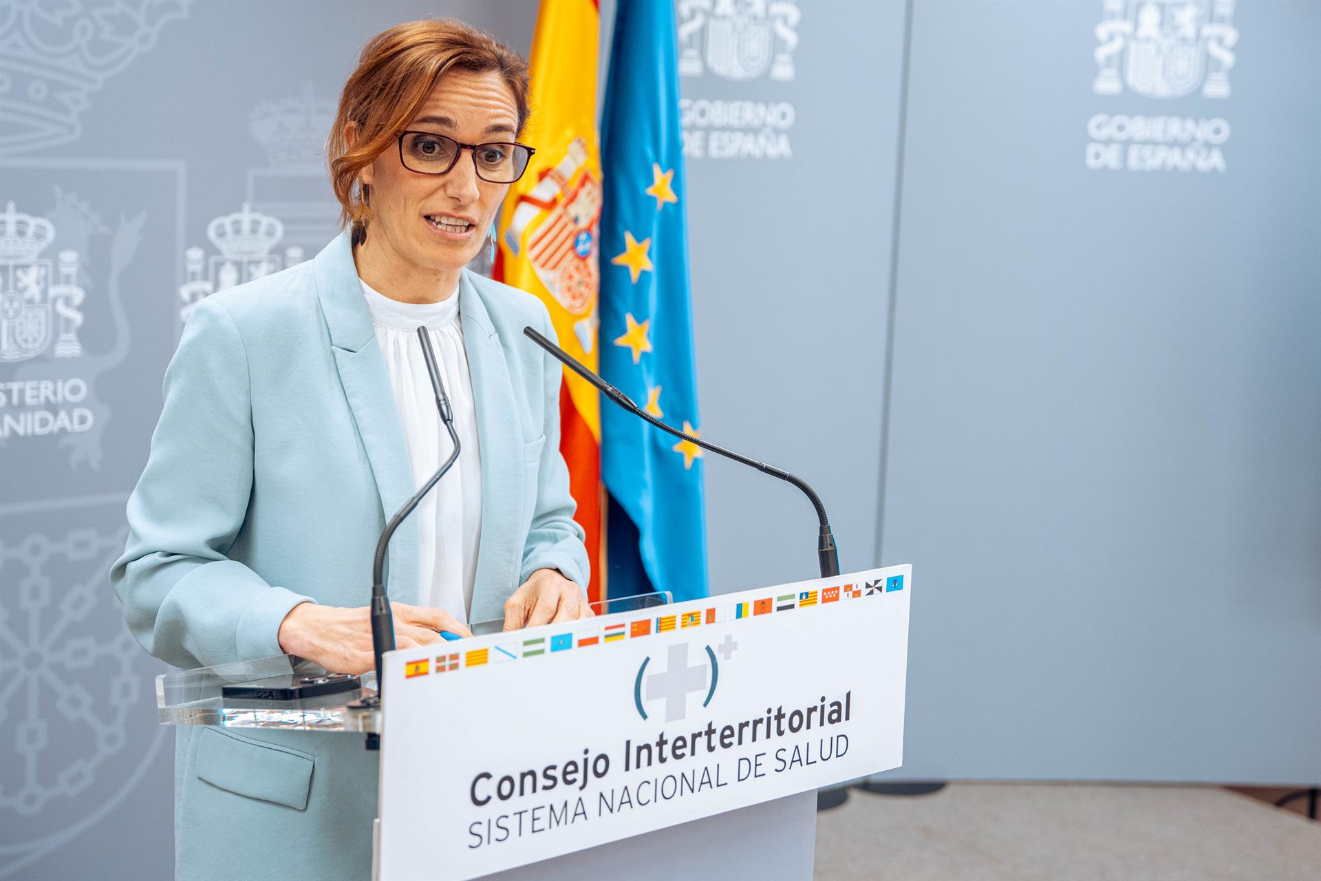 La ministra de Sanidad, Mónica García. Gabriel Luengas - Europa Press. Archivo.