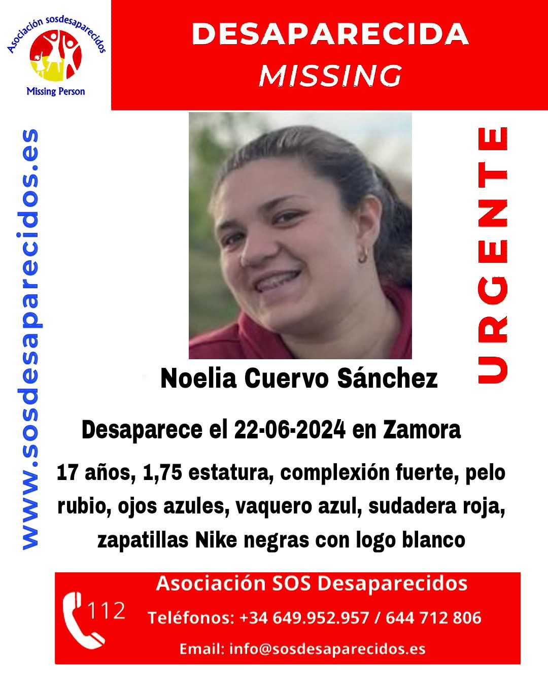 Noelia Cuervo Sánchez, desaparecida
