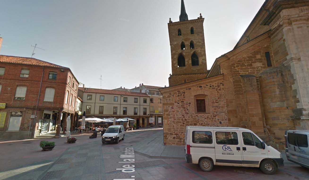 Plaza de la Madera. Benavente. Google Maps