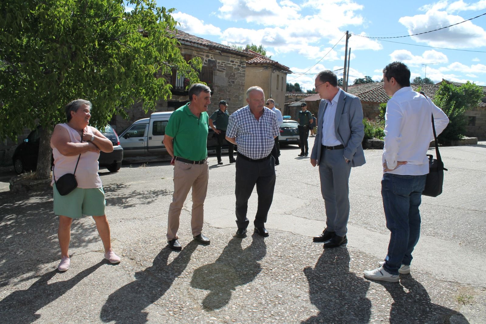 Ángel Blanco constata el avance en la ejecución de las obras de rehabilitación de la carretera N 631 (2)