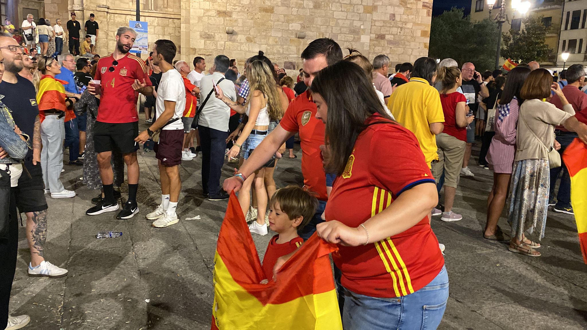 Zamora celebra la cuarta Eurocopa de España