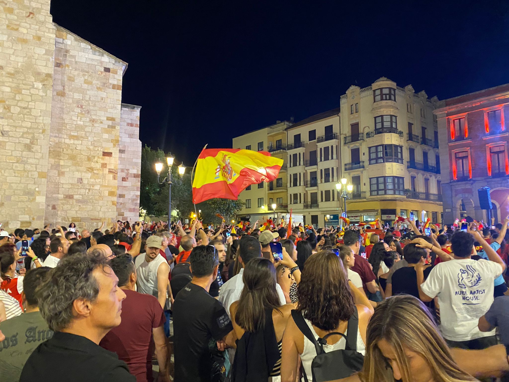 Zamora celebra la cuarta Eurocopa de España