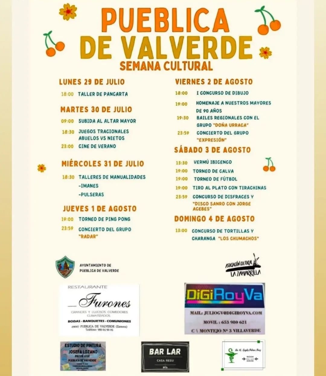 Fiestas de Pueblica de Valverde