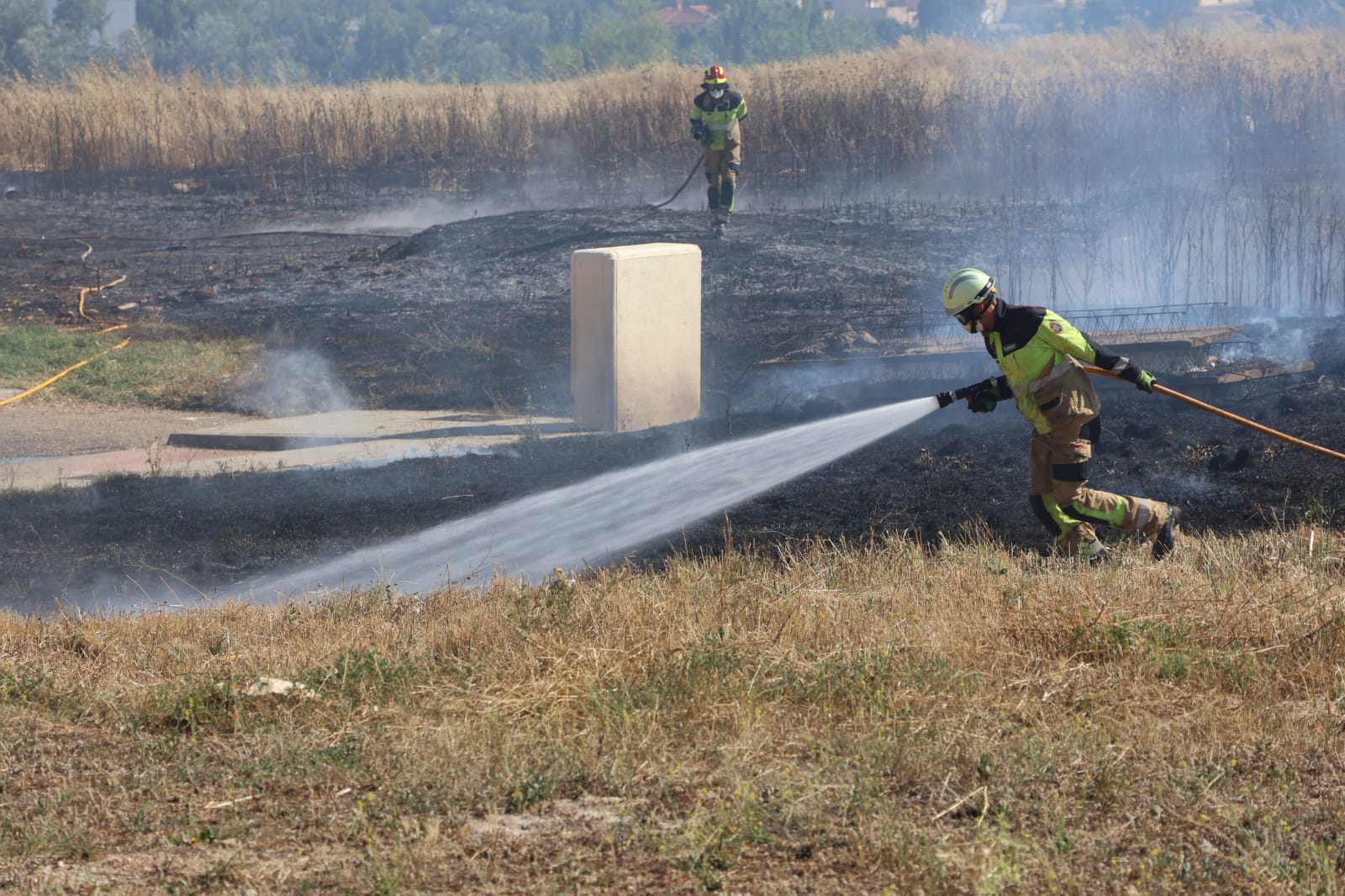 Incendio en el Alto de Valorio. Foto: Gonzalo Rodríguez