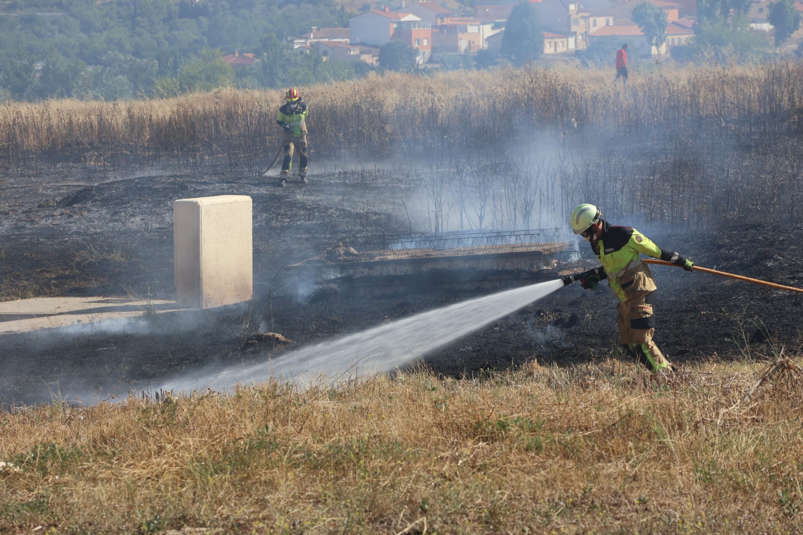 Incendio en el Alto de Valorio. Foto: Gonzalo Rodríguez