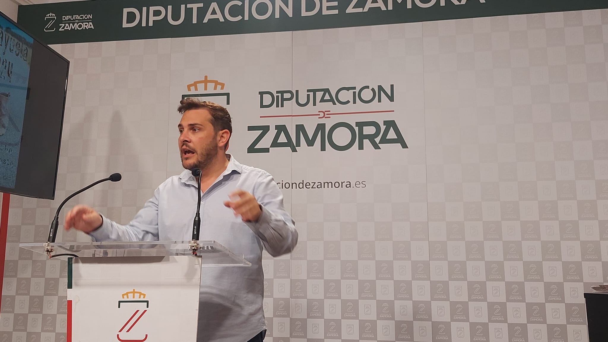 Víctor López de la Parte en rueda de prensa. Archivo.