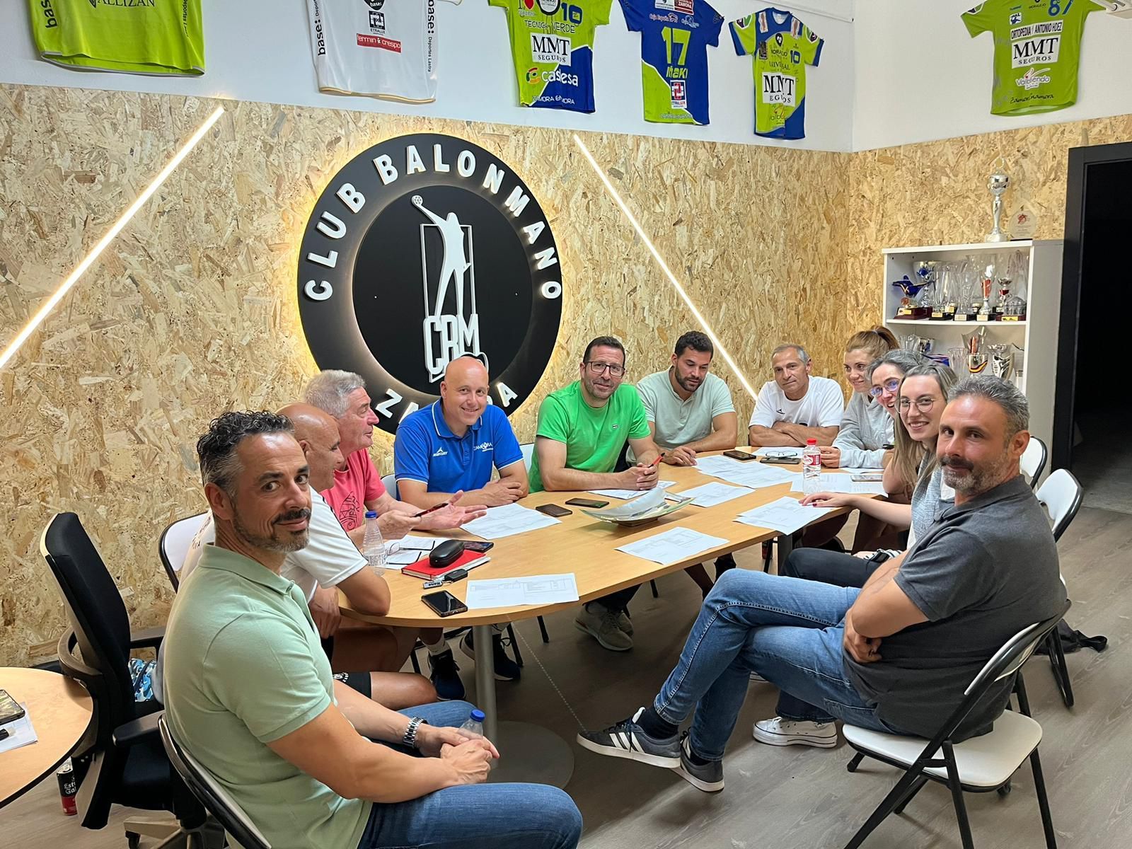 Junta directiva del Balonmano Zamora.