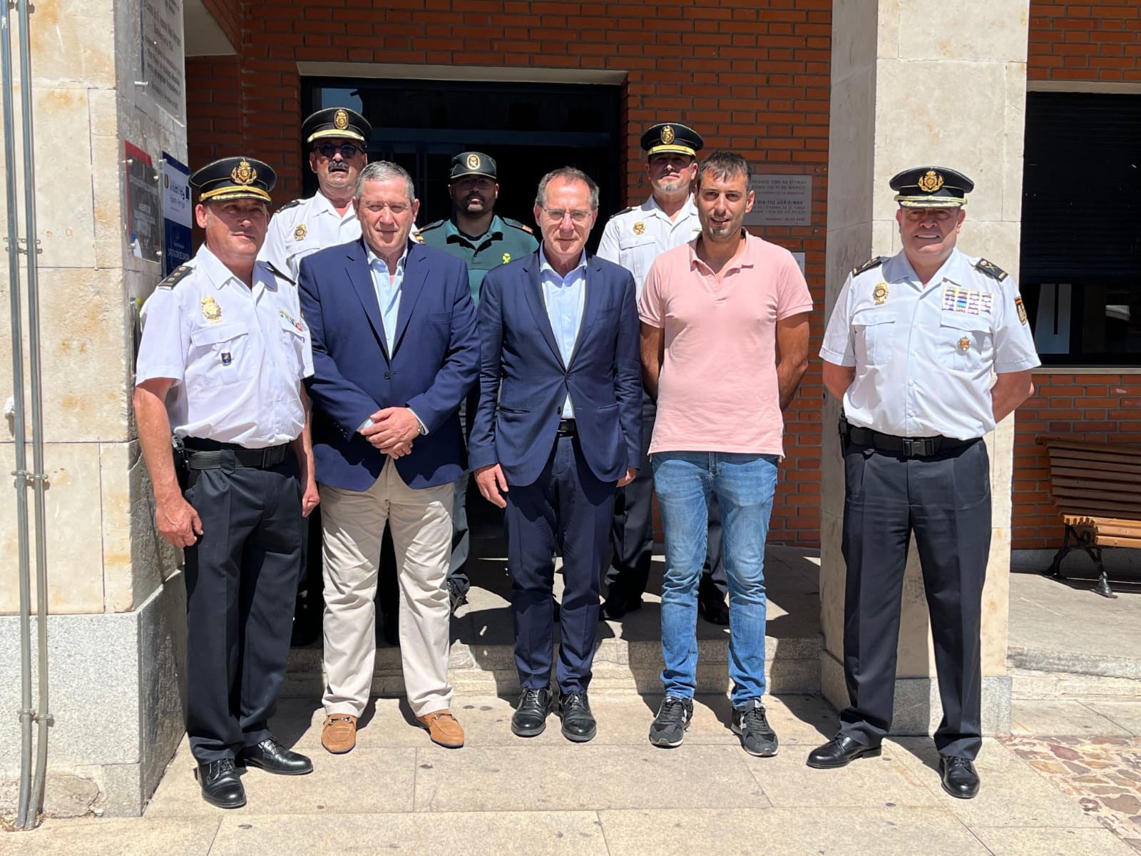 Visita a la Comisaría conjunta Quintanilla -Alcañices.