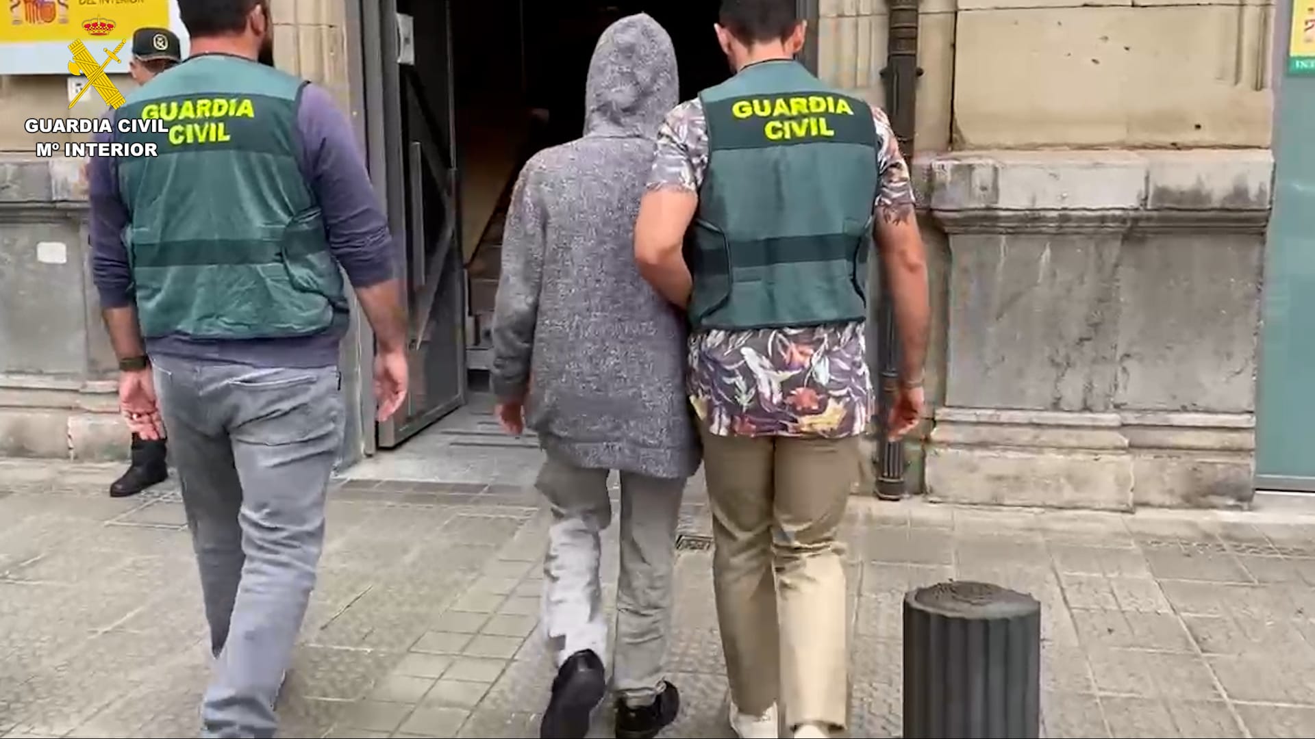 Imagen de un detenido. Guardia Civil. Archivo