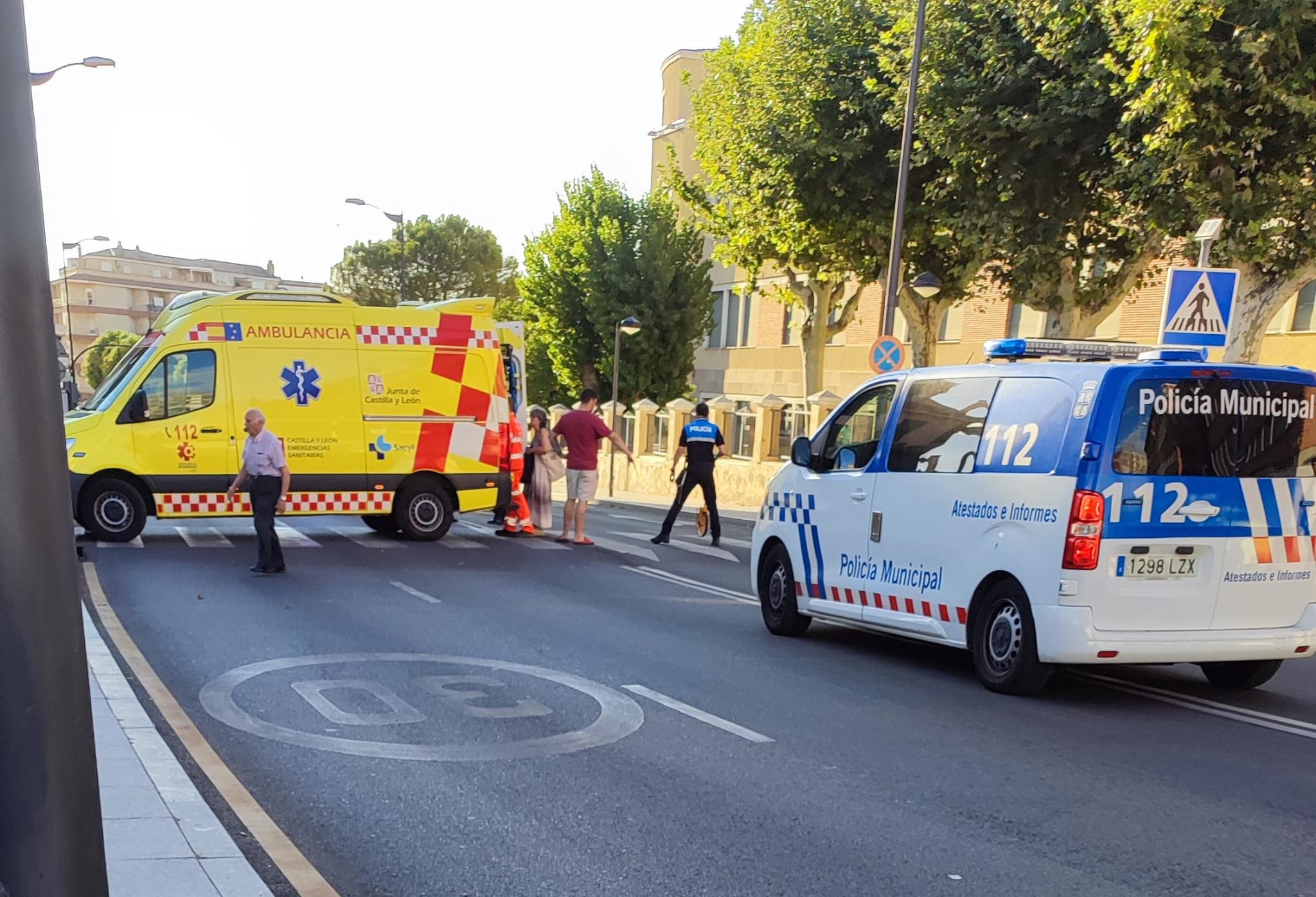 Herido un hombre tras ser atropellado en Zamora capital.