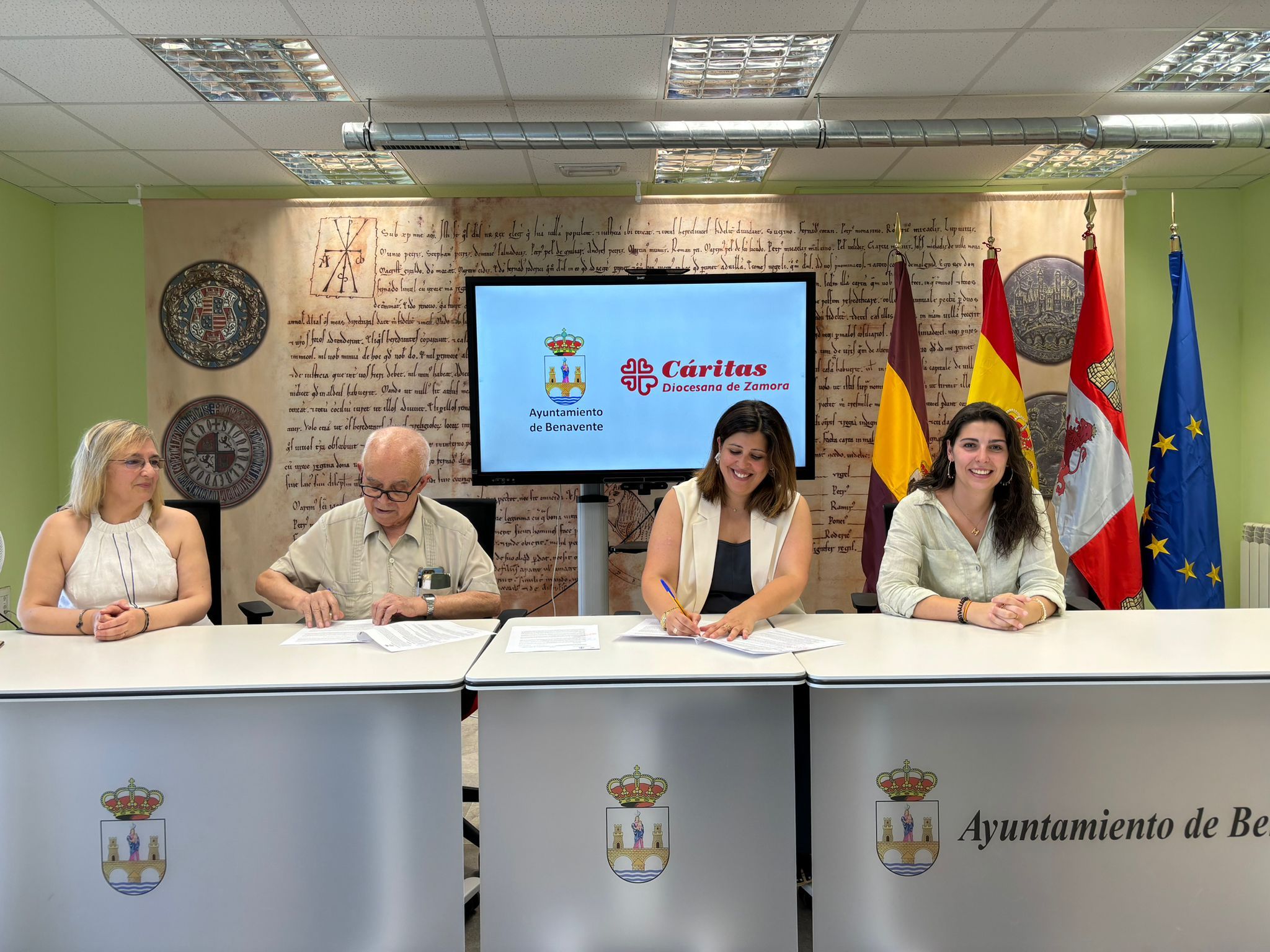  Renovación del acuerdo entre Ayuntamiento de Benavente y Cáritas.