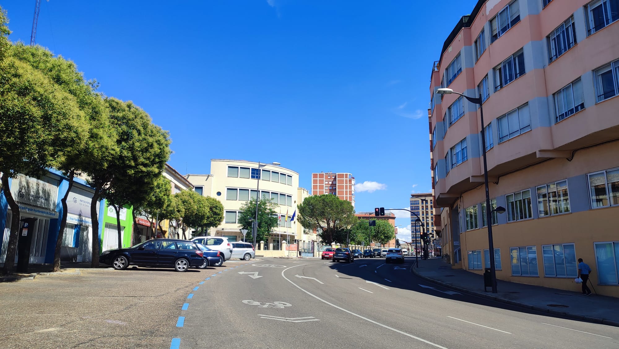 Zamora, jornada soleada, cielos despejados