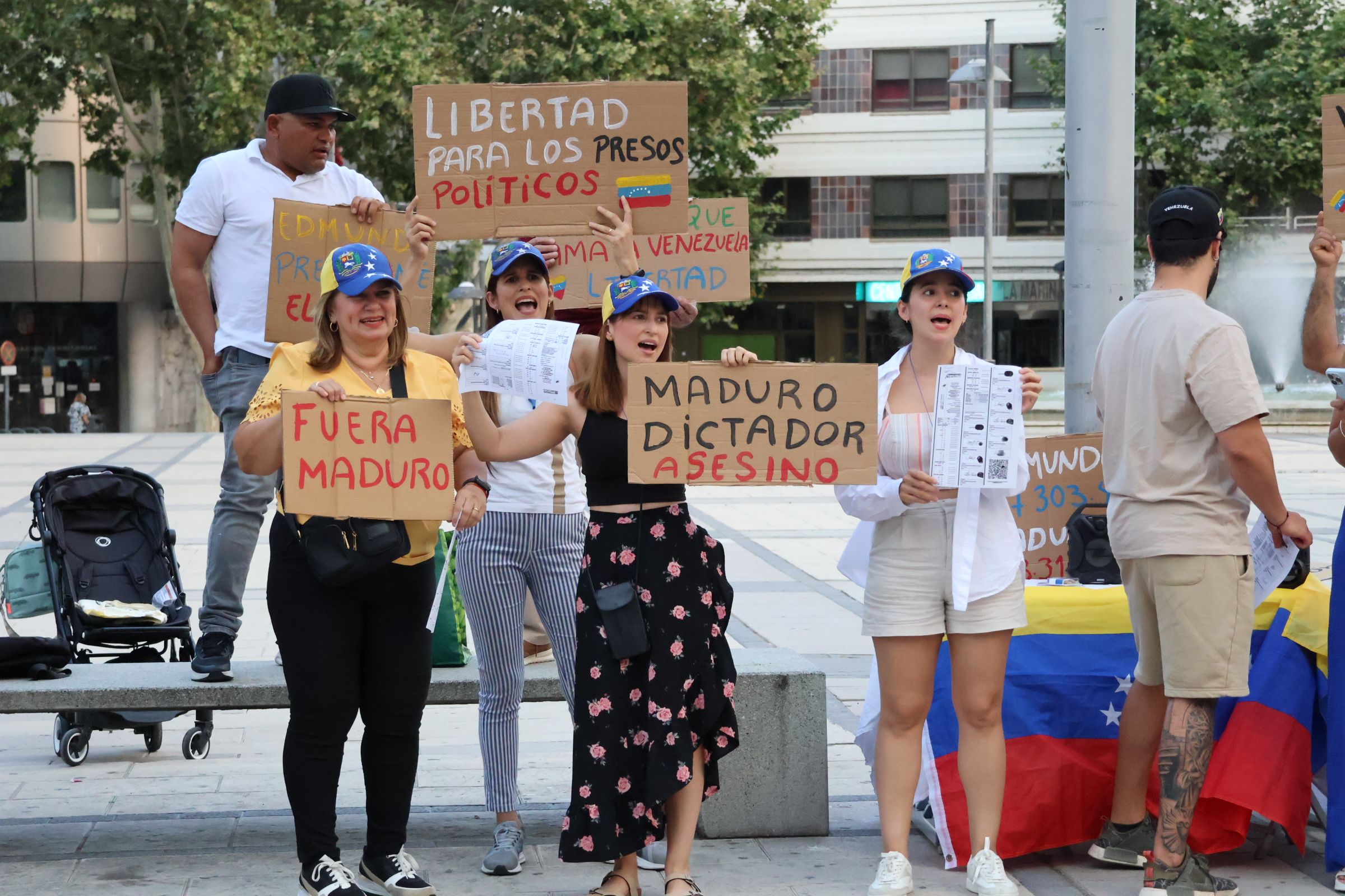 El pueblo de Venezuela suma fuerzas en Zamora ante el supuesto fraude electoral.