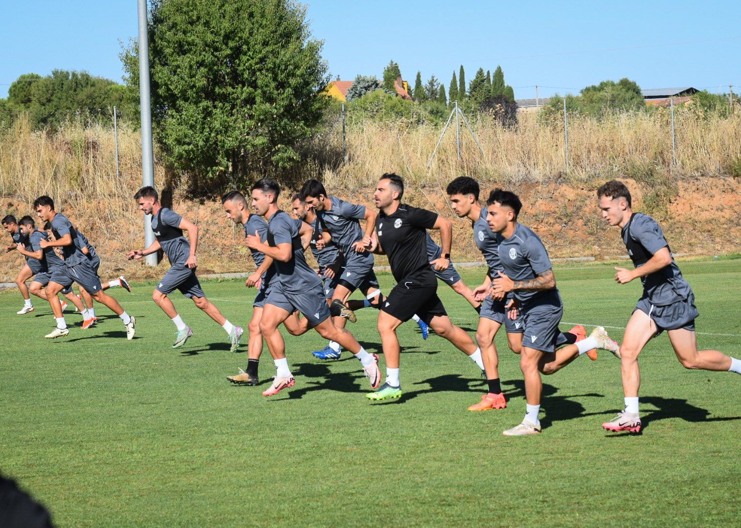 Un entrenamiento Zamora CF. Foto: Zamora CF