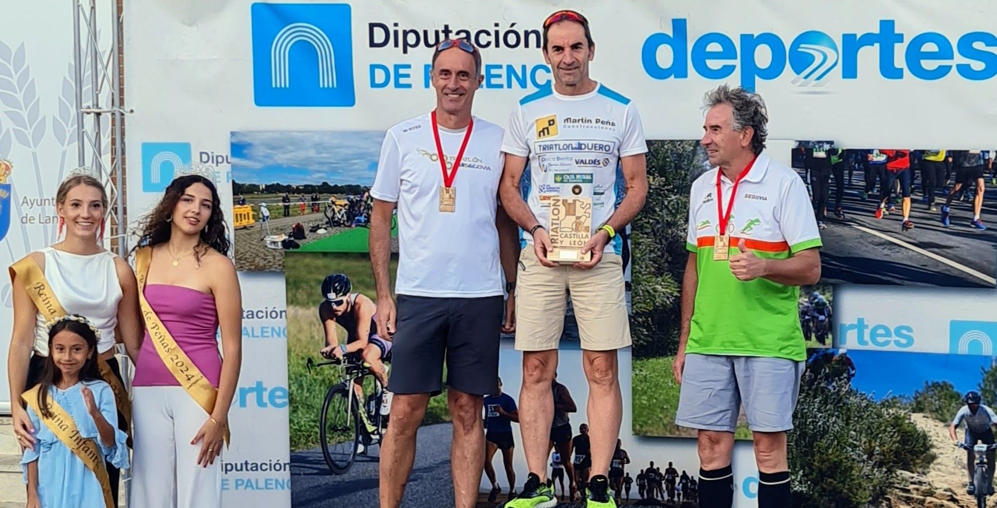 El veterano Vicente González lleva a lo más alto al Triatlón Duero en el Campeonato de Castilla y León.