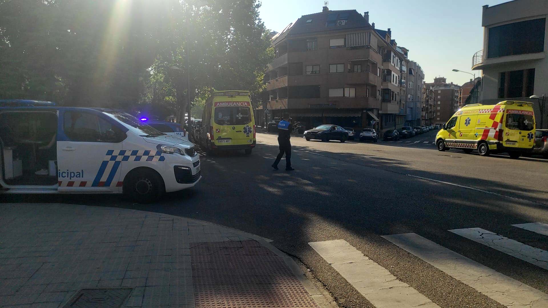 Atropello entre la calle Magallanes y Eduardo Julián Pérez