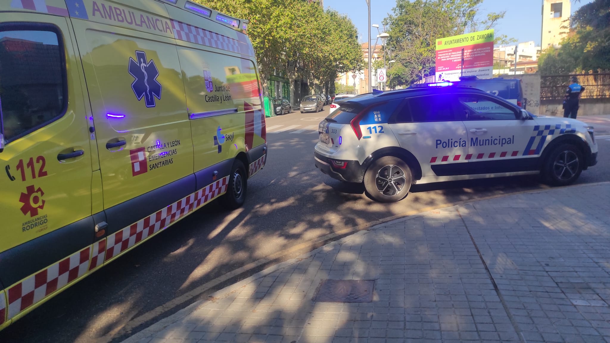 Atropello entre la calle Magallanes y Eduardo Julián Pérez