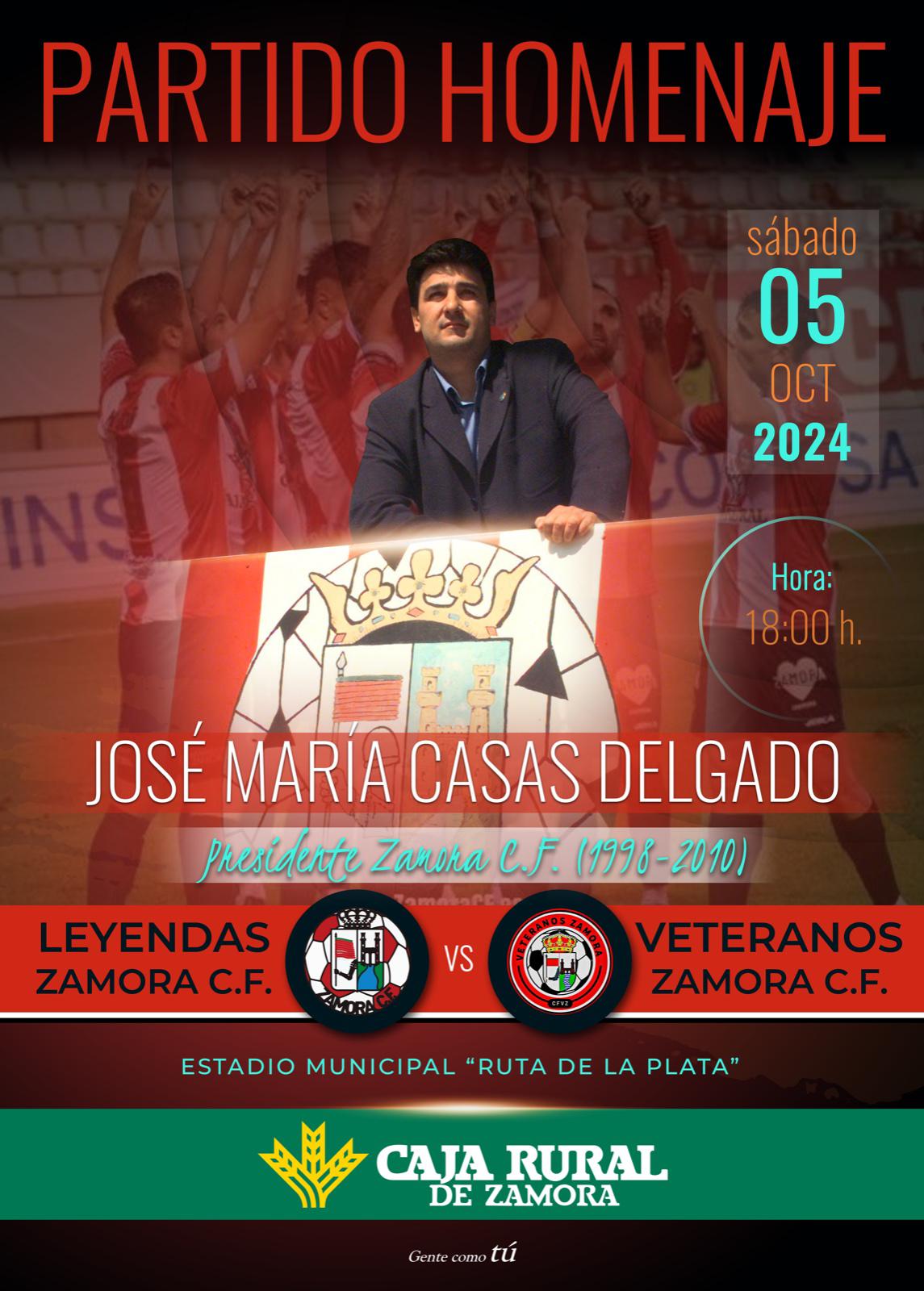 Partido homenaje a José María Casas.