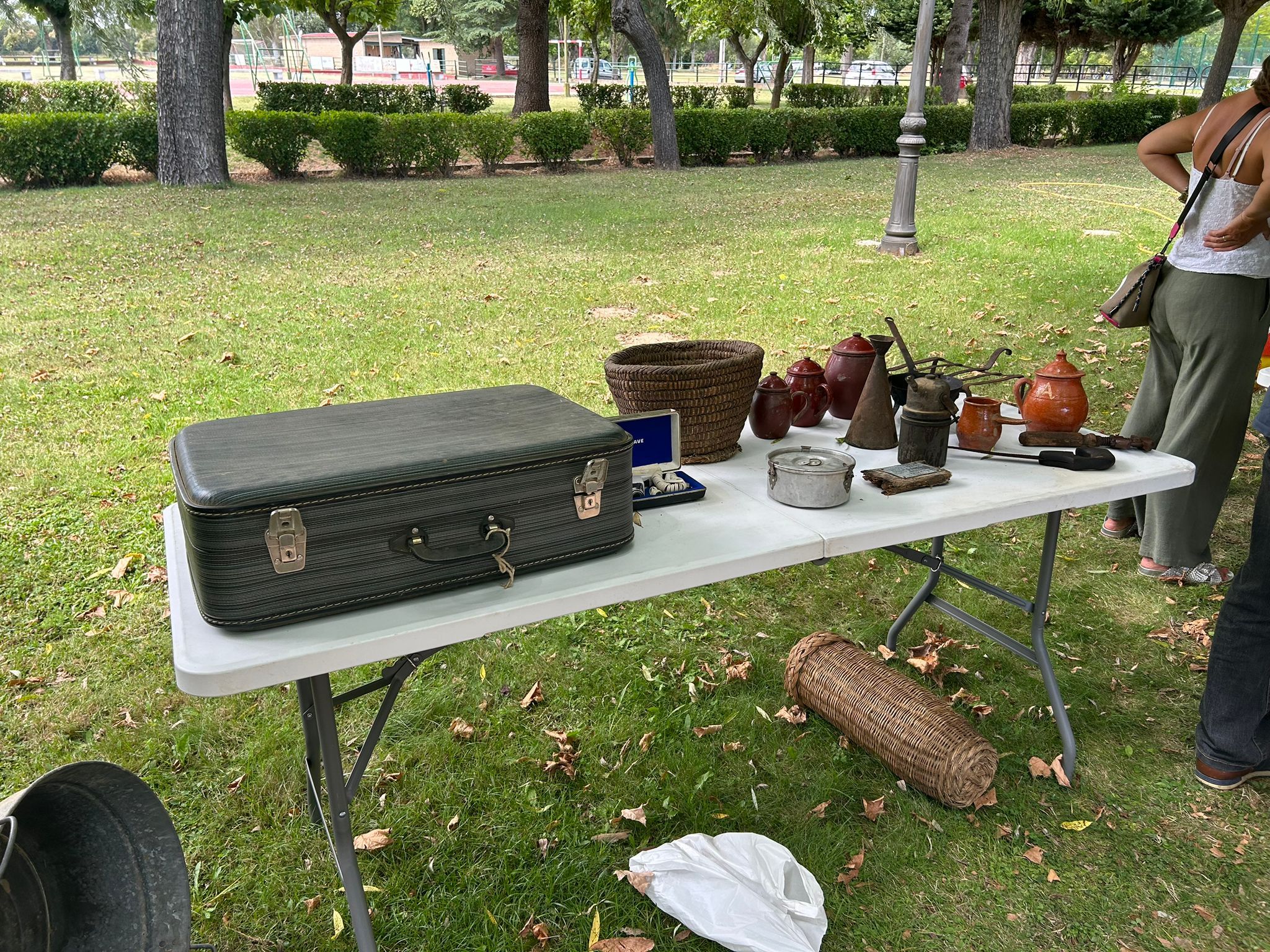 Exposición de antigüedades en Santa Croya