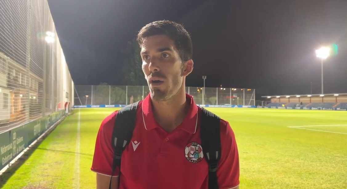 Carlos Gutiérrez, tras la derrota frente al Osasuna