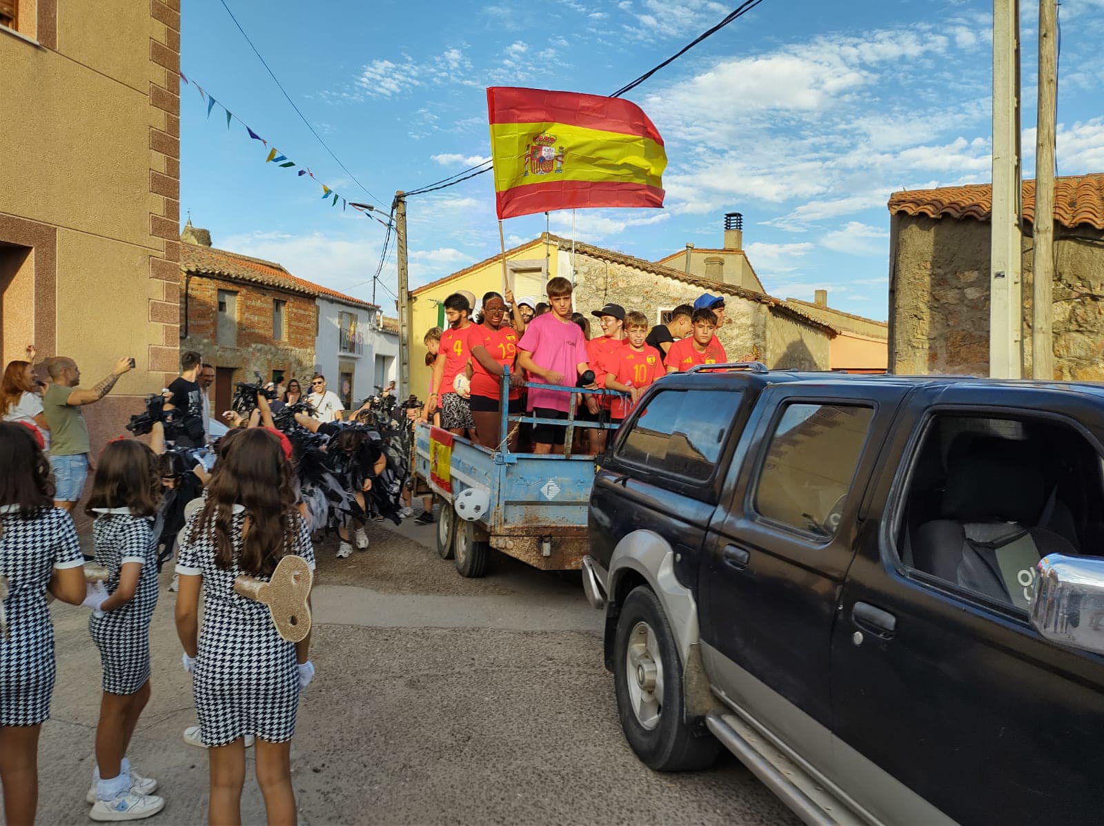 Desfile de disfraces en San Marcial 