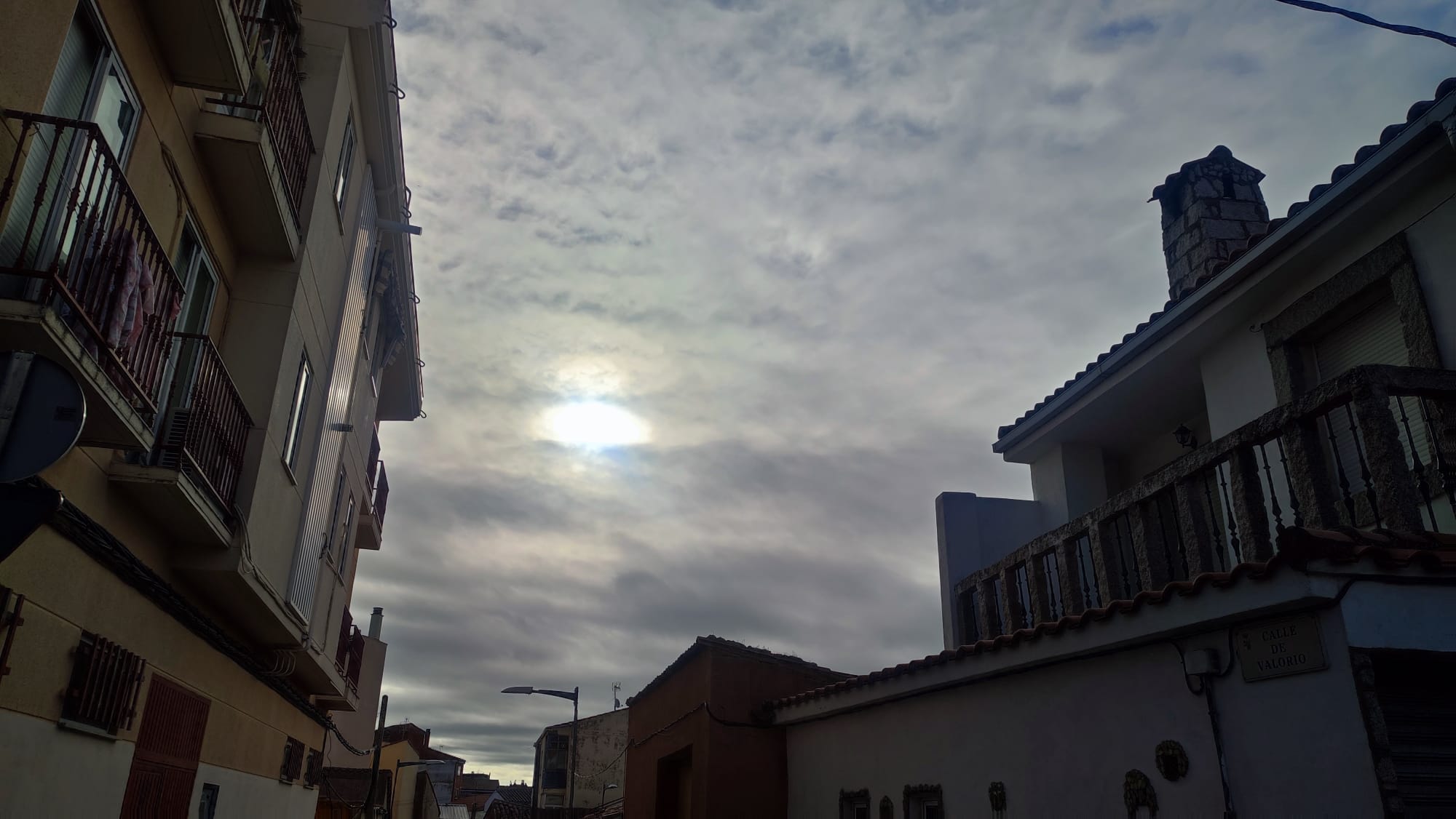 Nubes en Zamora