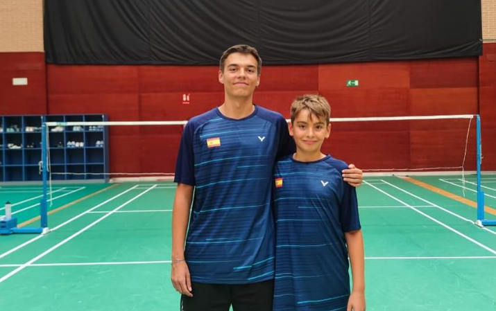 Dos jugadores del Bádminton Zamora, entre los mejores del panorama nacional. Foto: redes sociales del CD Bádminton Zamora.