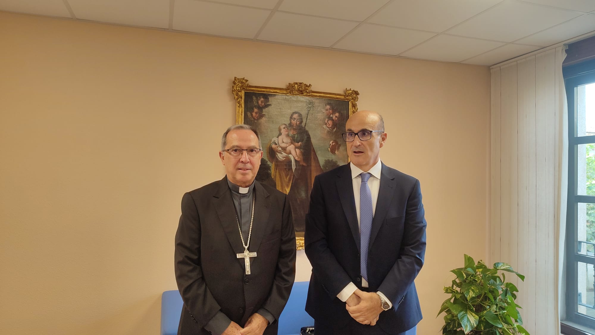 Fernando Valera y Fernando Prada en la reunión mantenida