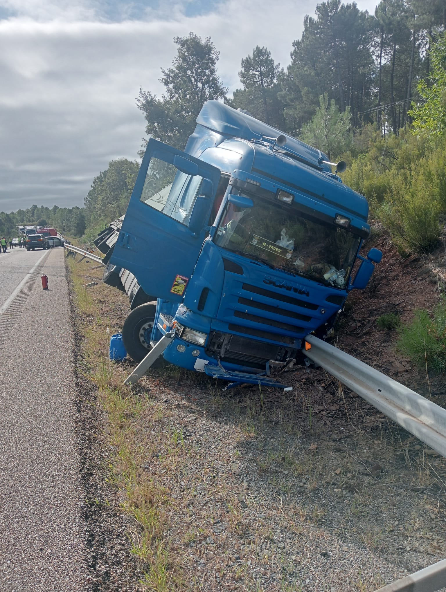 Accidente en la N-112